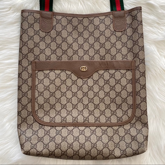 GUCCI Vintage GG Tote Bag - Picture 2 of 16
